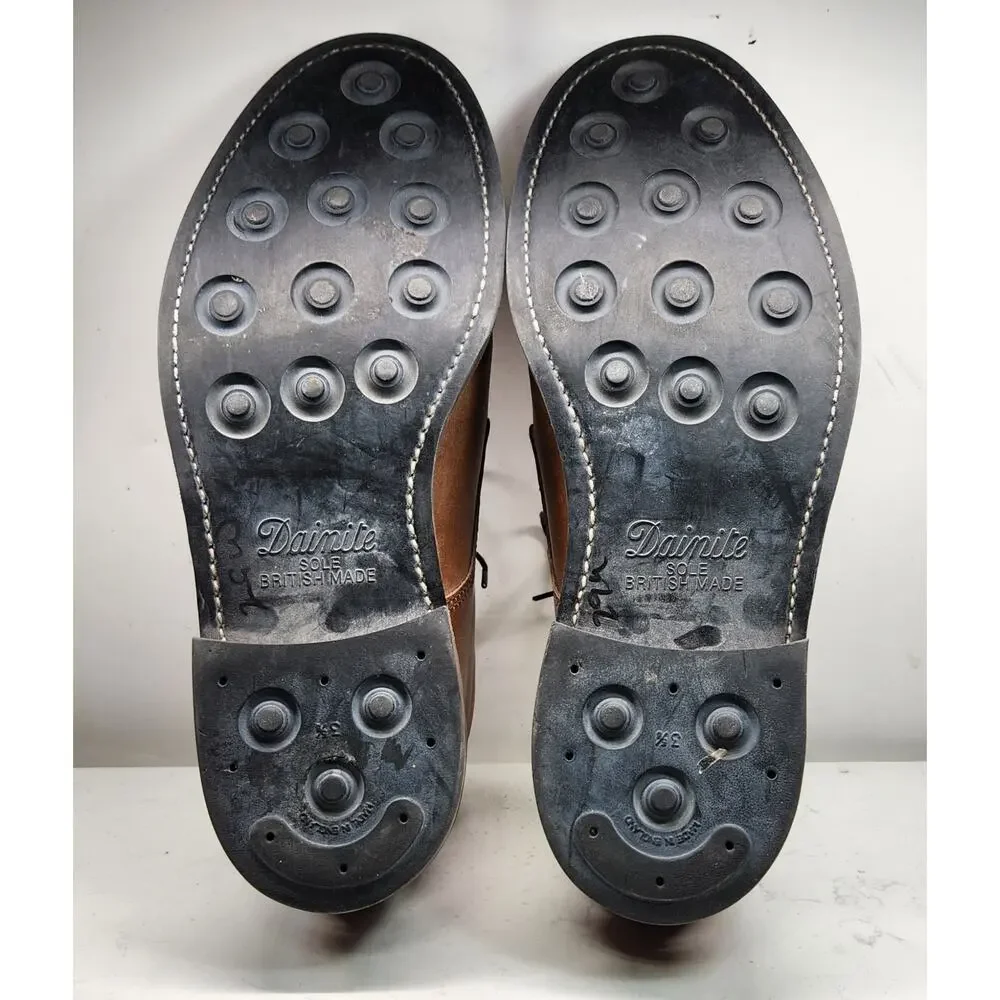 ECU Hard to find Parkhurst Bidwell‎ Derby Shoe 11D Brown Leather Dainite Outsole